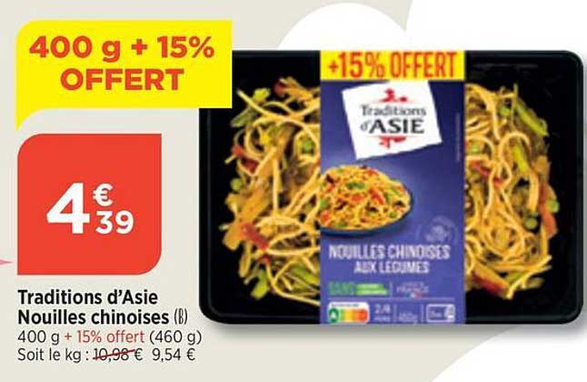 traditions d'asie nouilles chinoises