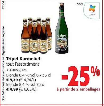 tripel karmeliet tout l'assortiment