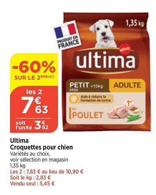 Ultima Croquettes Pour Chien