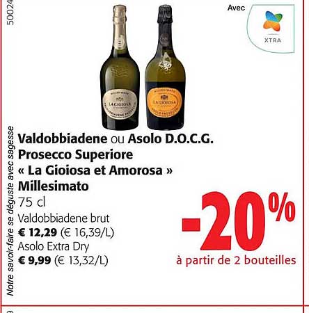 valdobbiadene ou asolo d.o.c.g. prosecco superiore «la gioiosa et amorosa» millesimato
