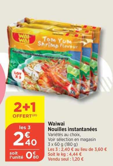 Waiwai Nouilles Instantanées