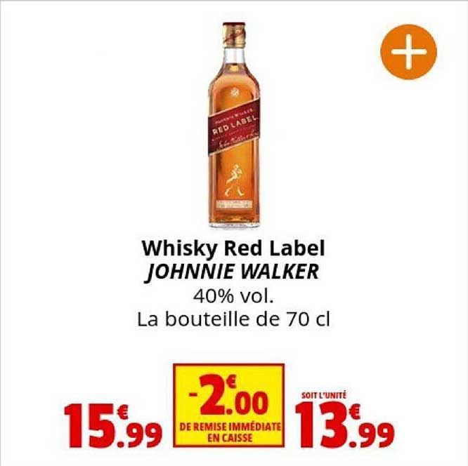 whisky red label johnnie walker