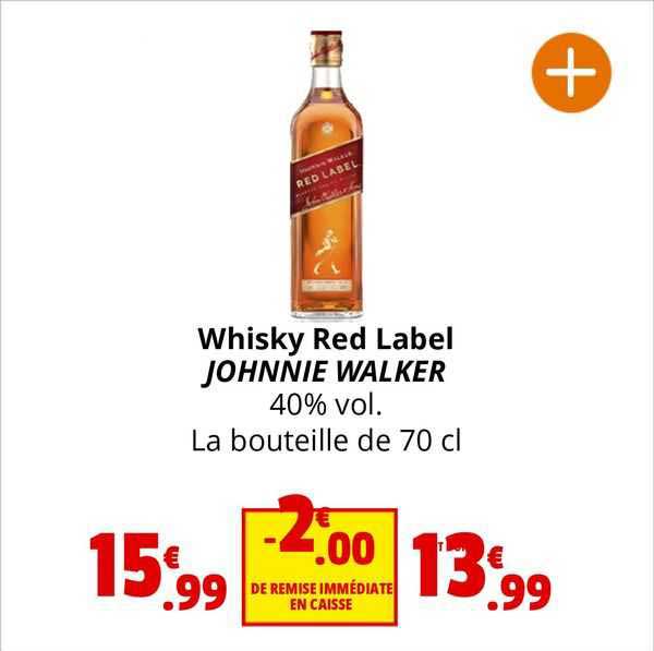 whisky red label johnnie walker
