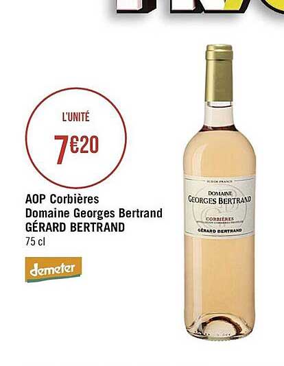 aop corbières domaine georges bertrand gérard bertrand