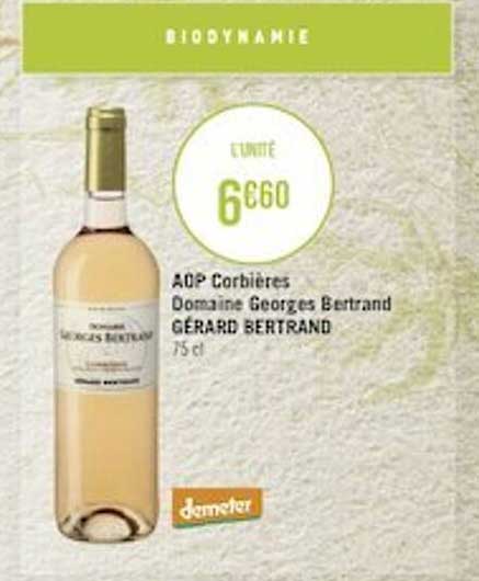 aop corbières domaine georges bertrand gérard bertrand