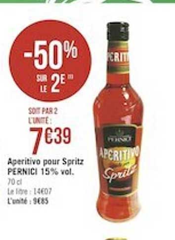 aperitivo pour spritz pernici 15% vol.