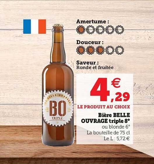 Bière Belle Ouvrage Triple 8°