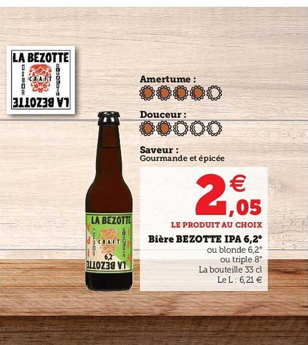 bière bezotte ipa 6,2°