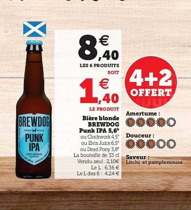 bière blonde brewdog punk ipa