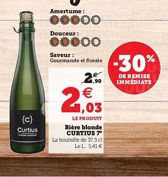 Bière Blonde Curtius 7°