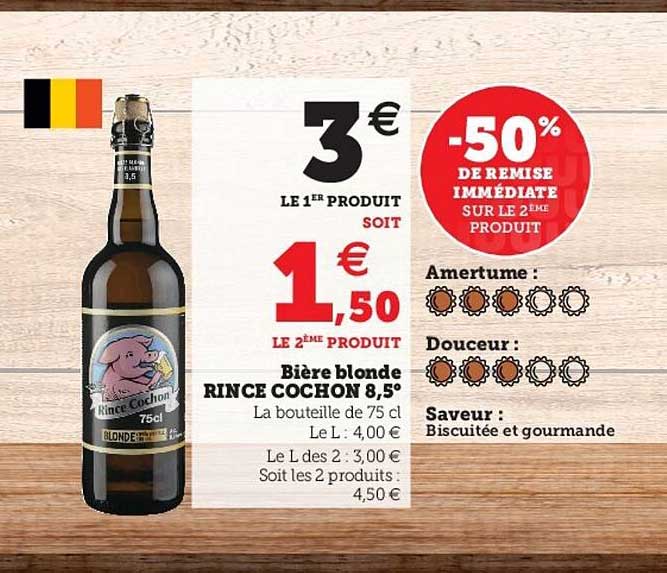 bière blonde rince cochon 8,5°