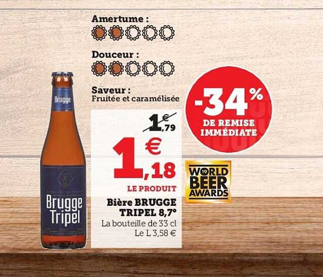 bière brugge tripel 8,7°