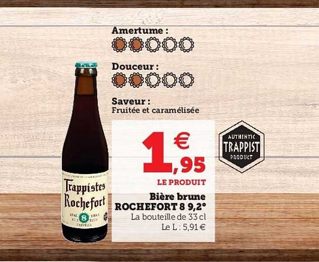 Bière Brune Rochefort 8 9,2°
