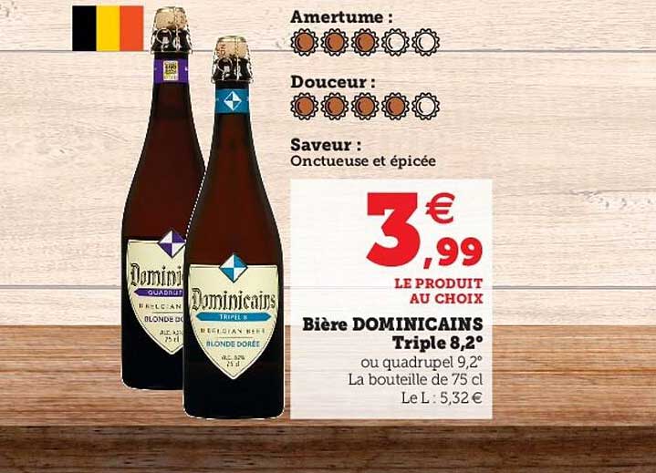 bière dominicains triple 8,2°