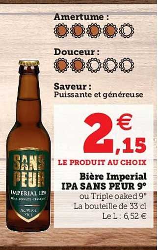 bière imperial ipa sans peur 9°