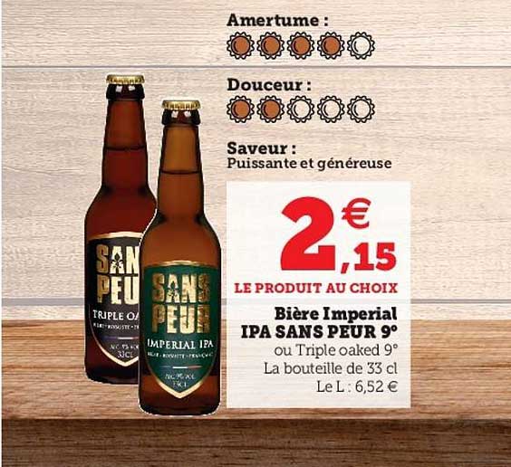 bière imperial ipa sans peur 9°