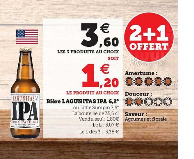 bière langunitas ipa 6,2°