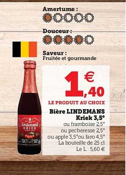 bière lindemans kriek 3,5°