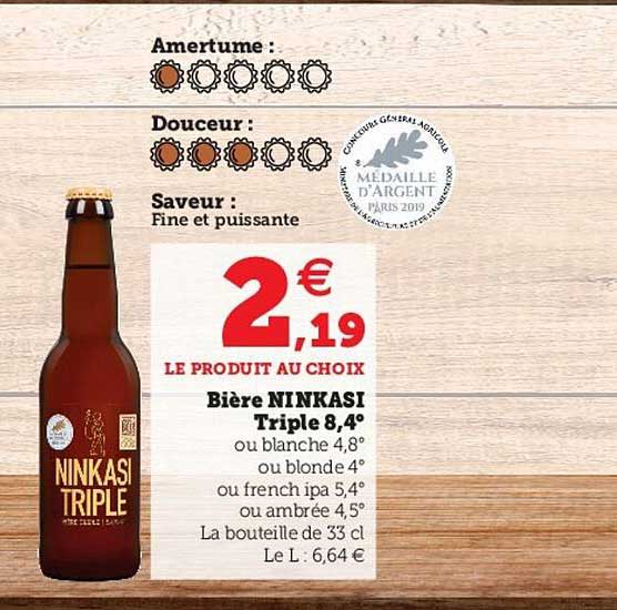 bière ninkasi triple 8,4°