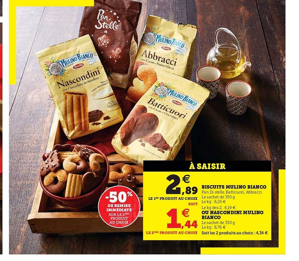 biscuits mulino bianco ou nascondini mulino bianco