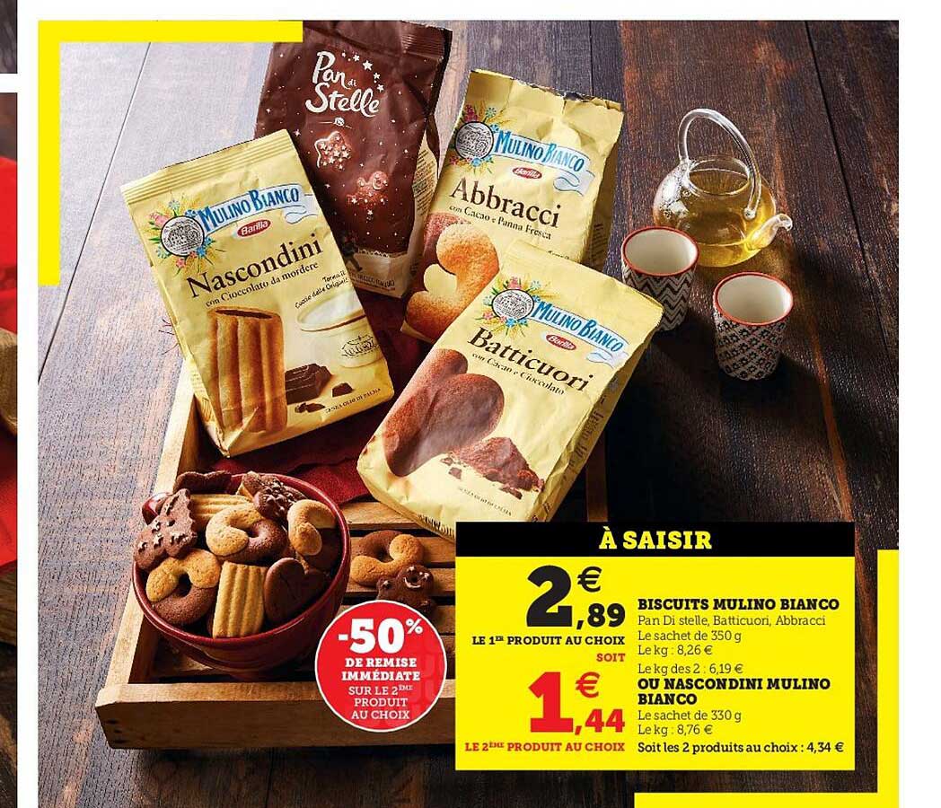 biscuits mulino bianco ou nascondini mulino bianco