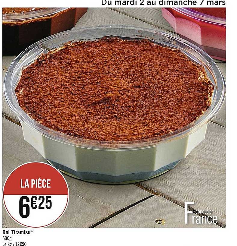 Bol Tiramisu