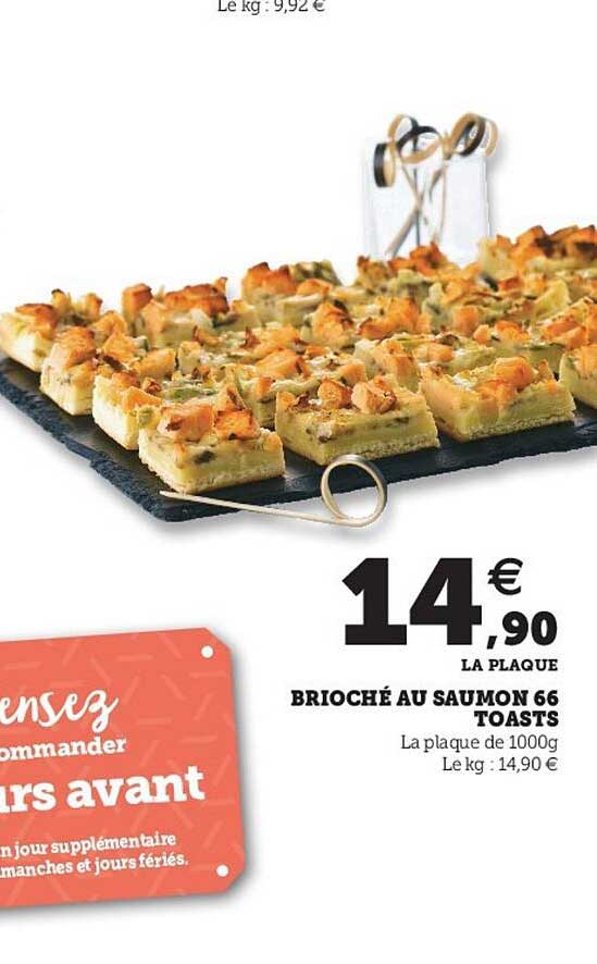 Brioché Au Saumon 66 Toasts