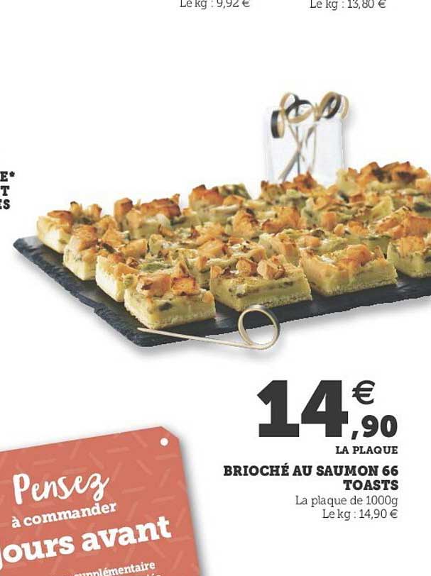 Brioché Au Saumon 66 Toasts