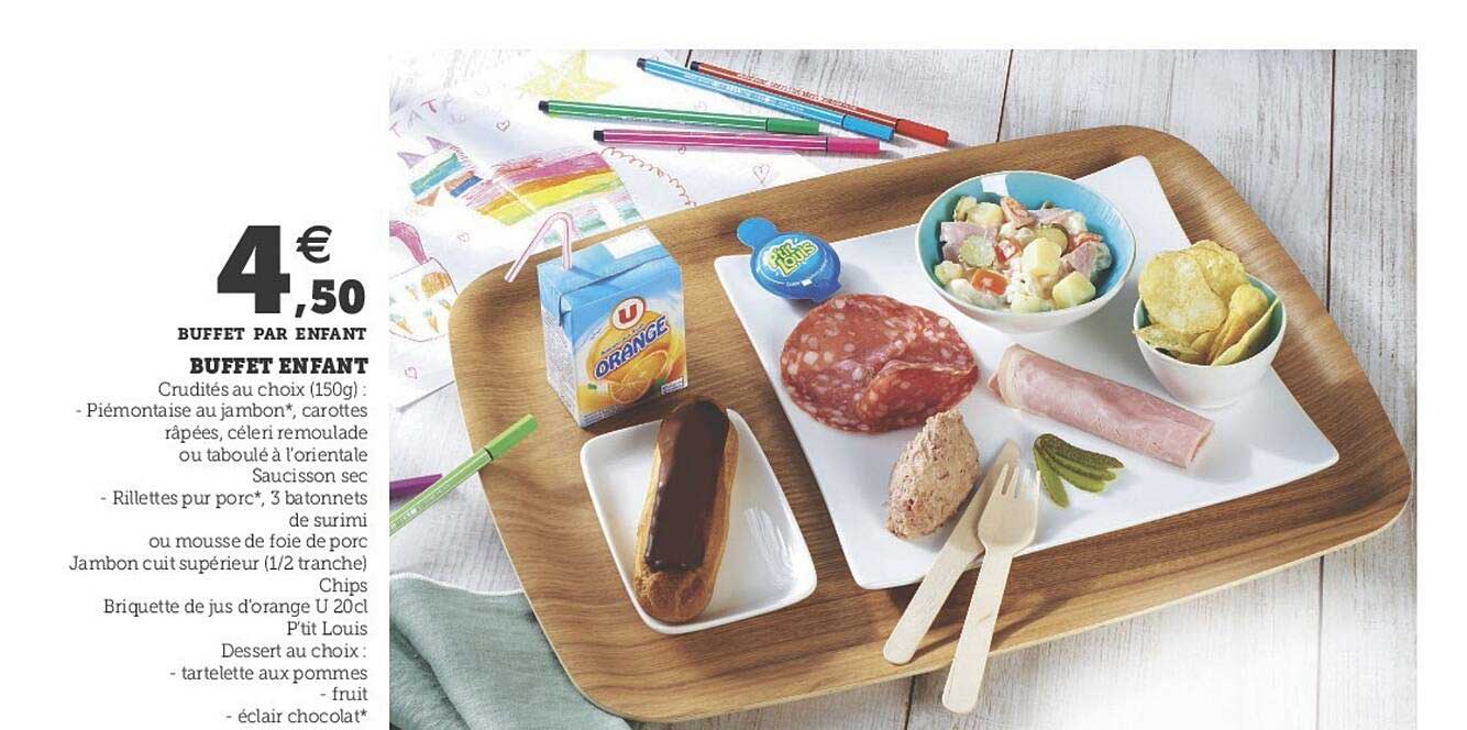 buffet par enfant, buffet enfant