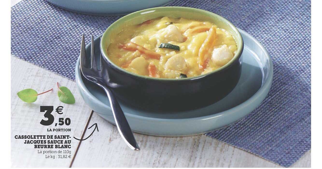 cassolette de saint-jacques sauce au beurre blanc