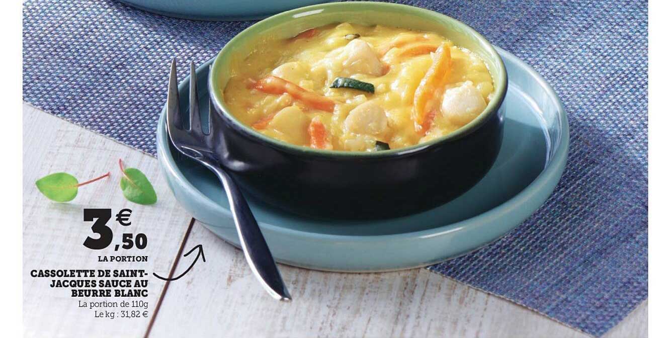 cassolette de saint-jacques sauce au beurre blanc