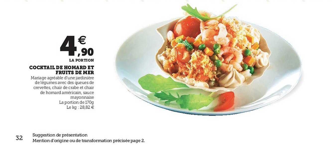 Cocktail De Homard Et Fruits De Mer