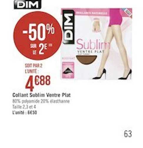 collant sublim ventre plat dim