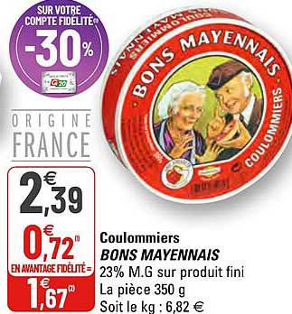 coulommiers bons mayennais