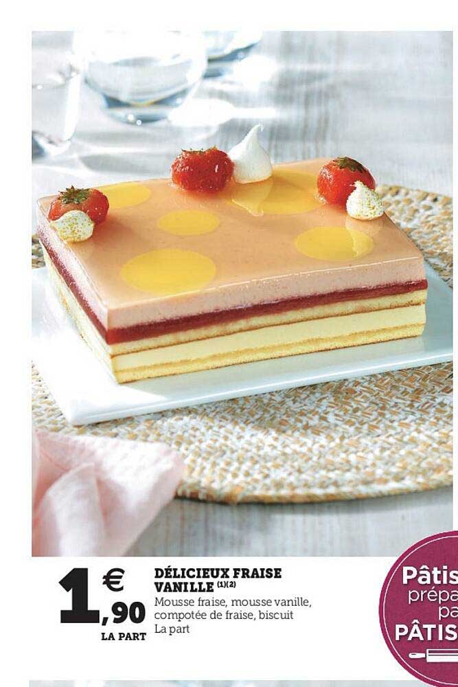 délicieux fraise vanille