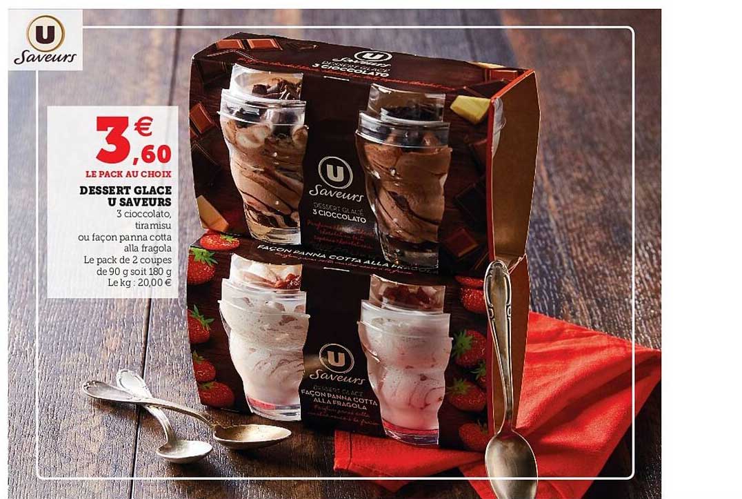 Dessert Glacé U Saveurs