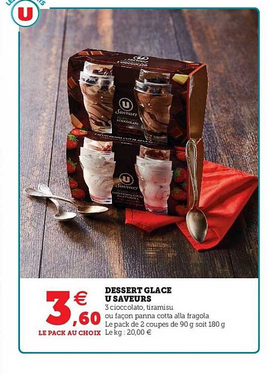 Dessert Glacé U Saveurs