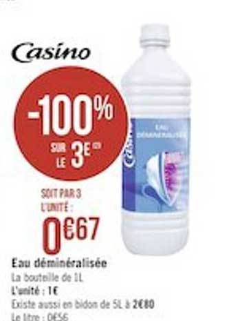 Eau Déminéralisée