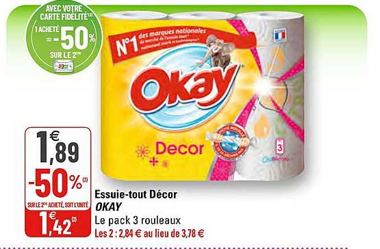 essuie-tout décor okay
