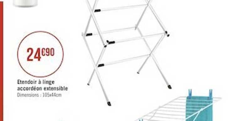 étendoir à Linge Accordéon Extensible