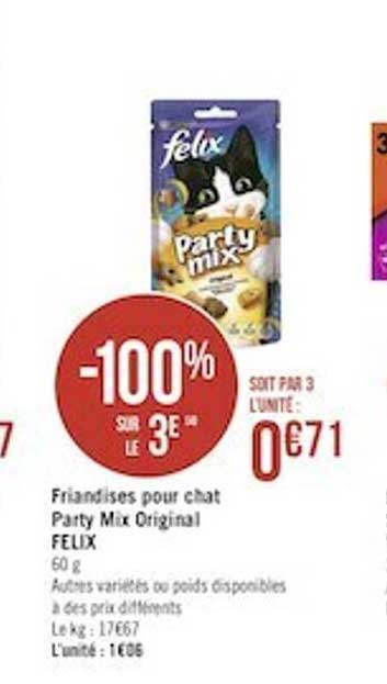 Friandises Pour Chat Party Mix Original Felix