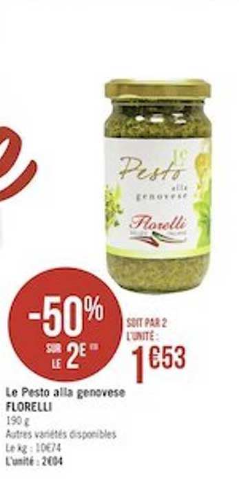 le pesto alla genovèse