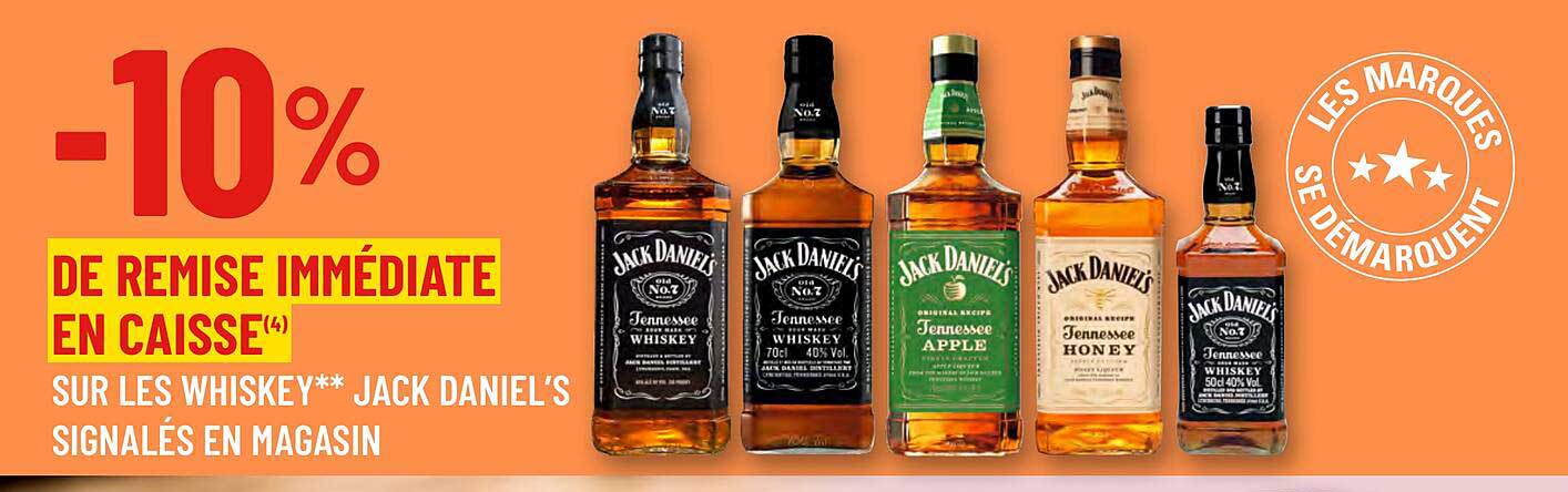les whiskey jack daniel's