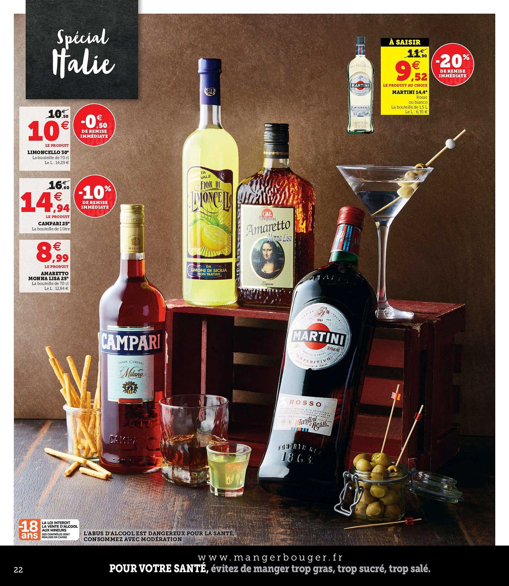 limoncello camparis amaretto mona lisa