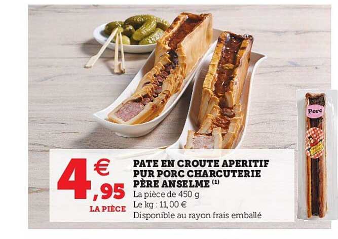 pâte en croute apéritif pur porc charcuterie père anselme
