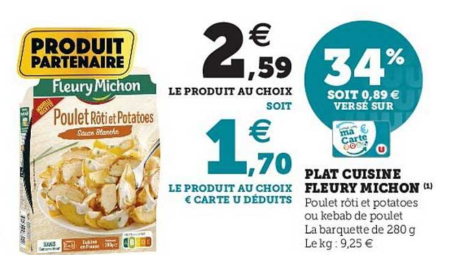 Plat Cuisiné Fleury Michon