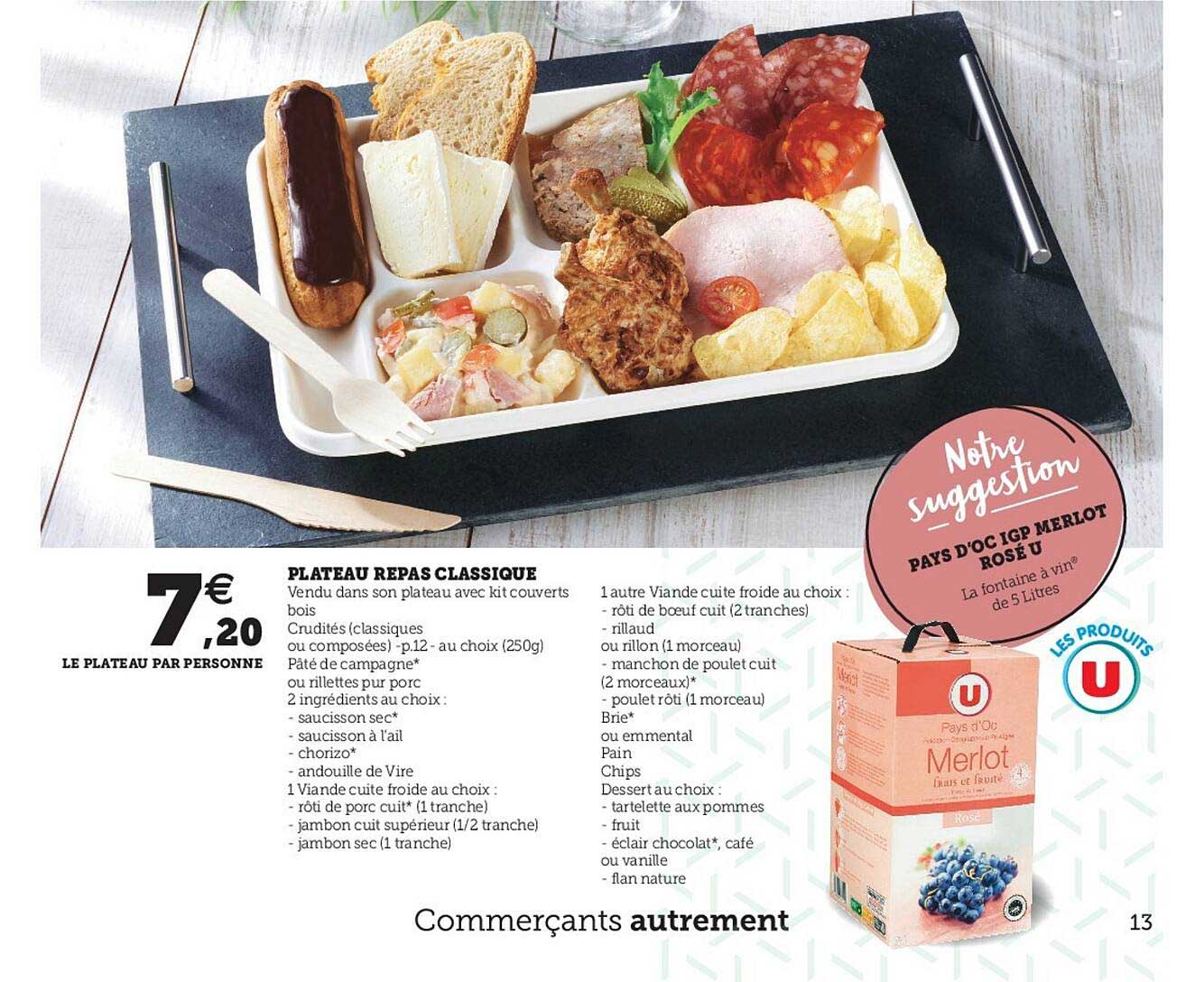 Plateau Repas Classique