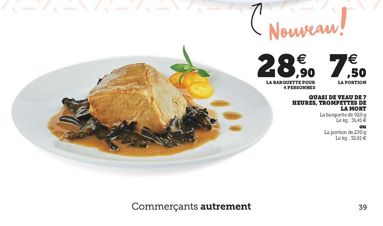 quasi de veau de 7 heures, trompettes de la mort