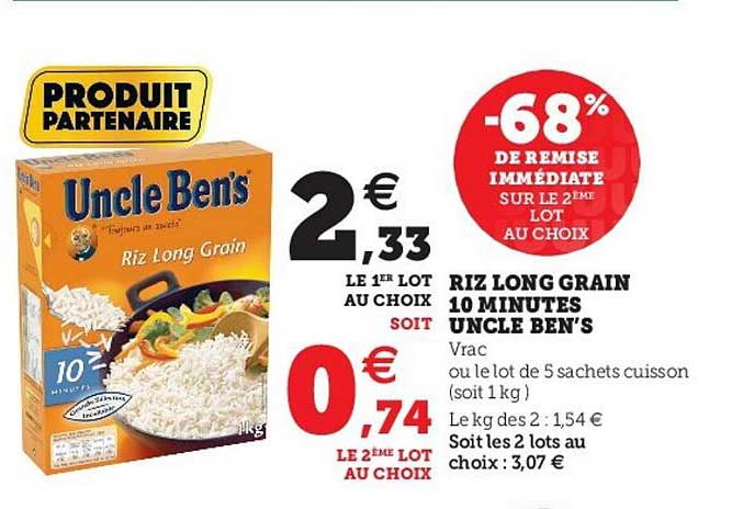 riz long grain 10 minutes uncle ben's