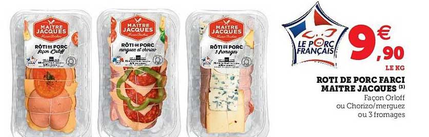 rôti de porc farci maître jacques